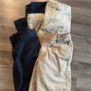4 piece bundle of boys uniform pants/shorts size 8